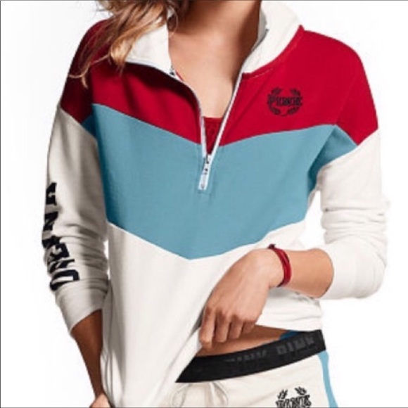 PINK Victoria's Secret Tops - VS Pink High slow Fleece like pull over